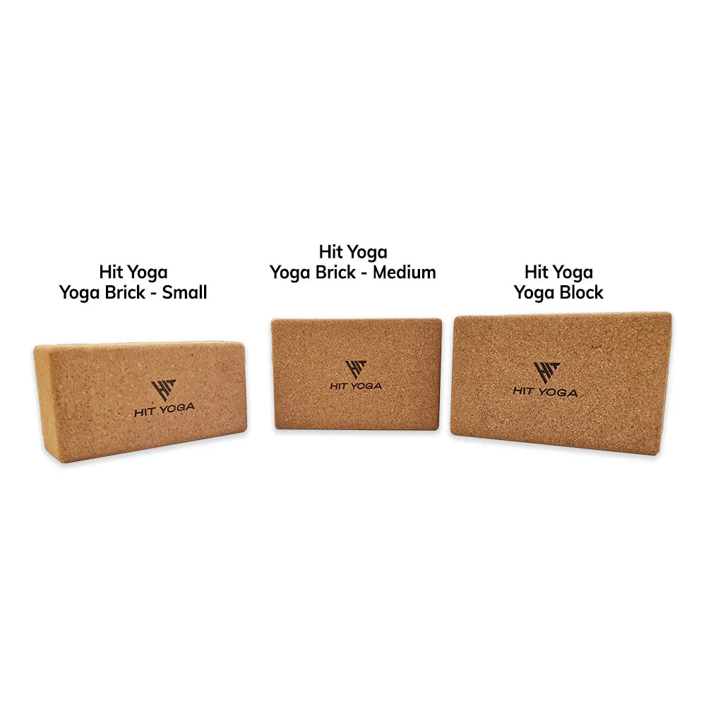 Hit Yoga Cork Yoga Block, Functional Trainers, Select Functions