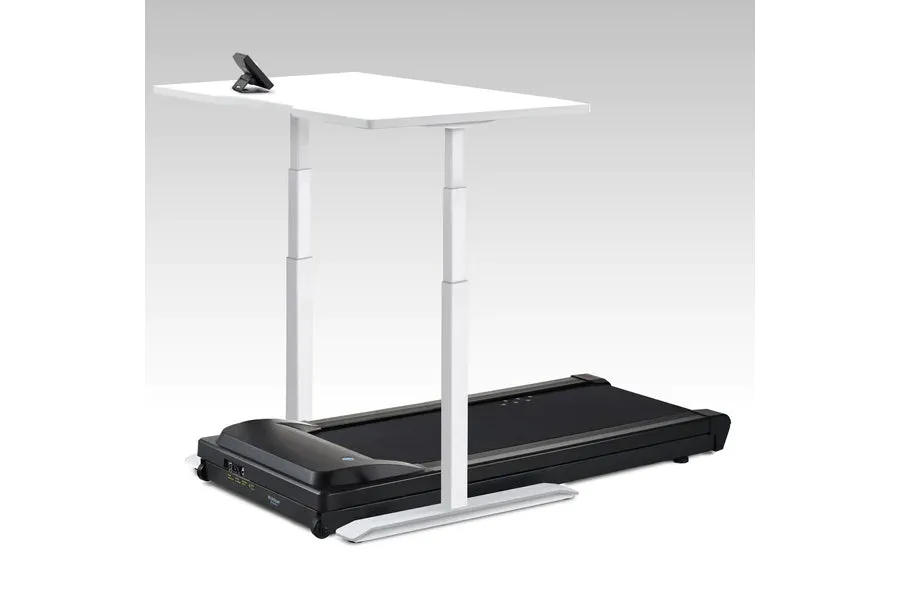 Fresh Finds LifeSpan TR5000-Power Treadmill Desk While Supplies Last, Exercise Mats, Barbells