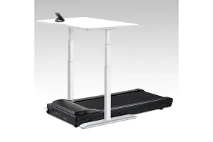 Fresh Finds LifeSpan TR5000-Power Treadmill Desk While Supplies Last, Exercise Mats, Barbells