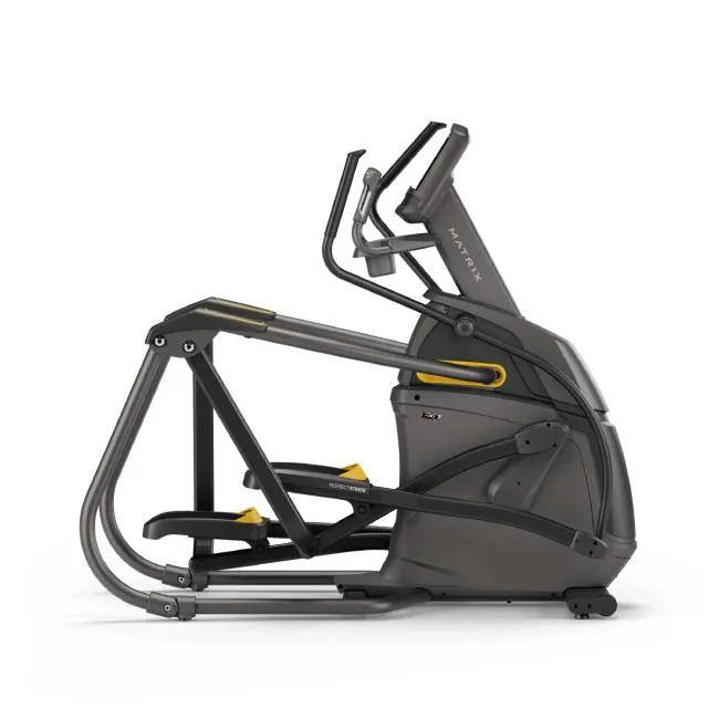 Matrix A30 XER Ascent Trainer with Adjustable Incline Range (24% - 54%), Rubber Hex Dumbbells, Barbell weight set, Vibration plate machine