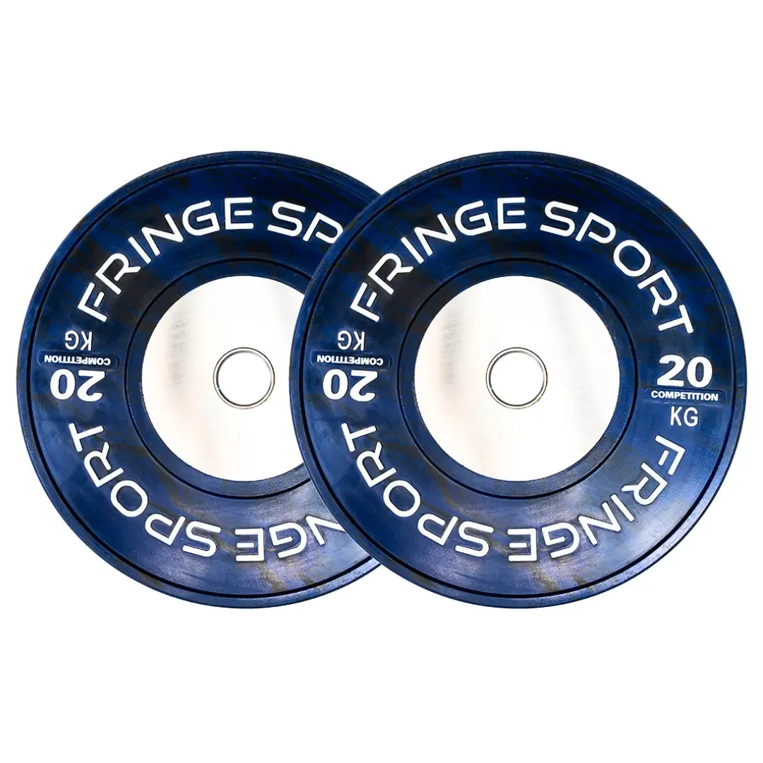 Savage Weightlifting Competition Plates - kgs, Olympic Frisbee And Barbell Set, Olympic Individual Frisbee