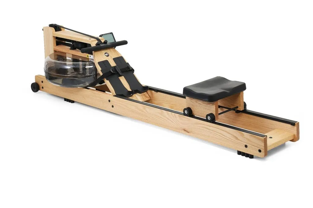 WaterRower Original  - Oak with S4 Performance Monitor, Leg Machines, Rubber Hex Dumbbells