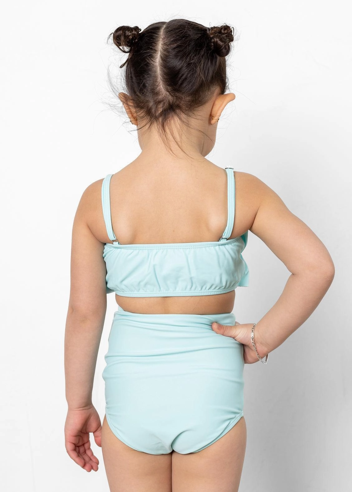 Fresh Mint | Mini Oversized Ruffle Top