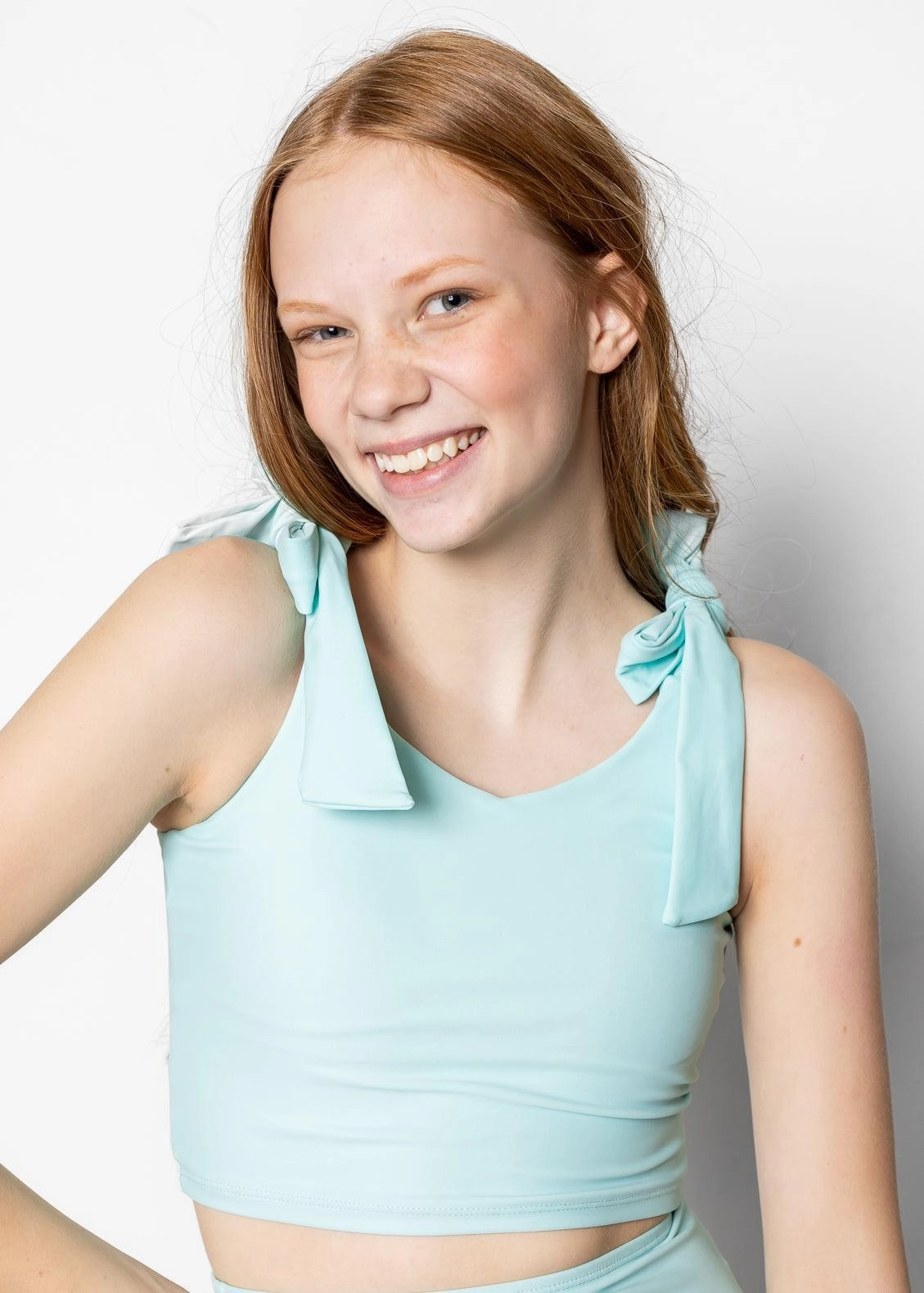 Fresh Mint | Youth Knot Top