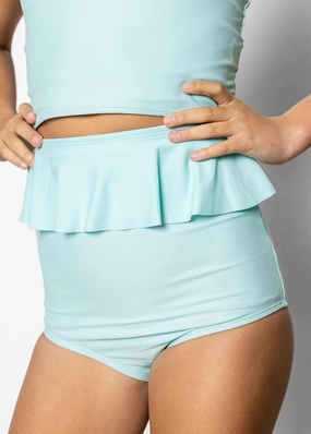 Fresh Mint | Youth Peplum Bottoms