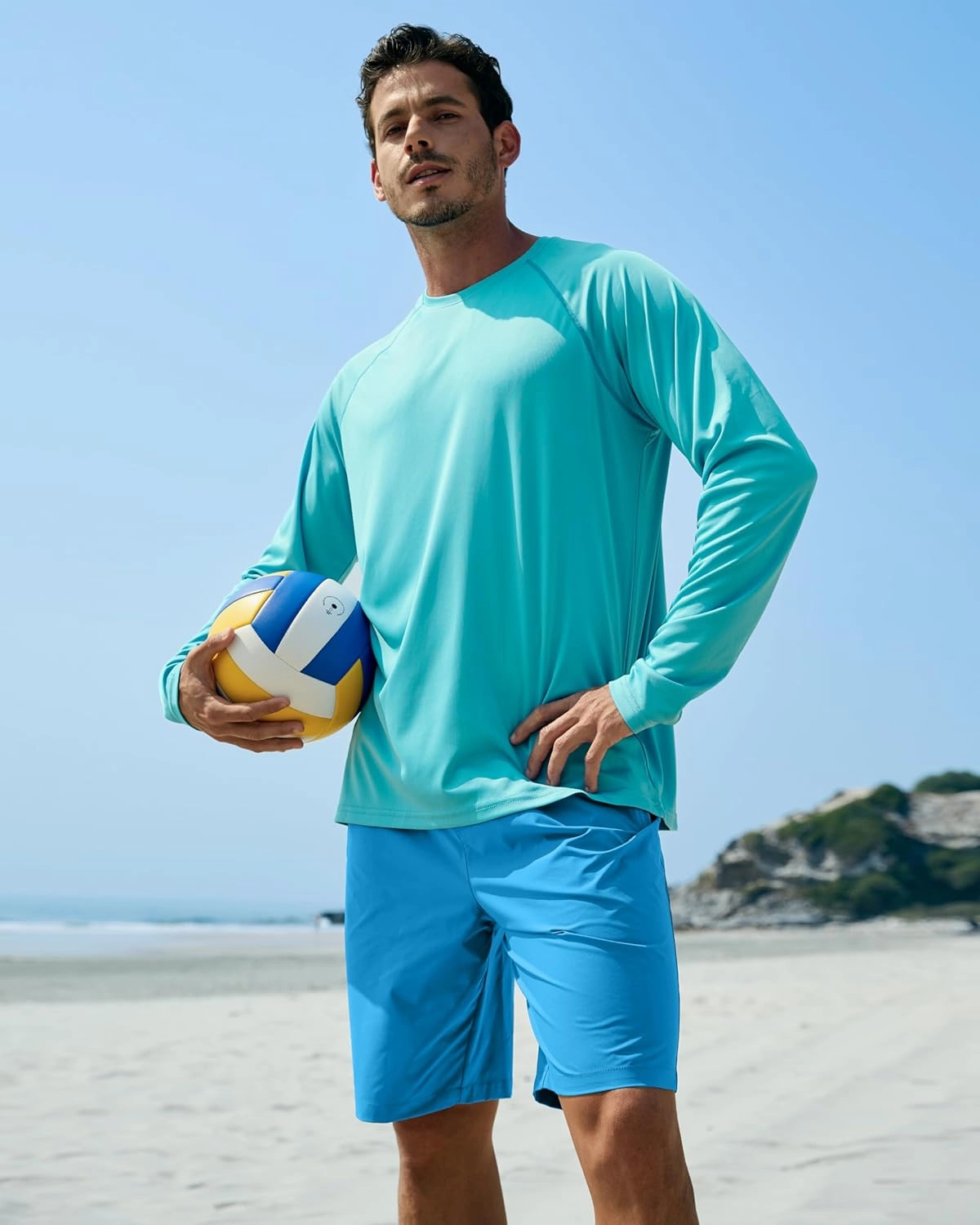 G Gradual Men's Swim Trunks 9" Quick Dry Swimming Board Shorts with Zipper Pockets Swimwear Bathing Suit for Men No Liner