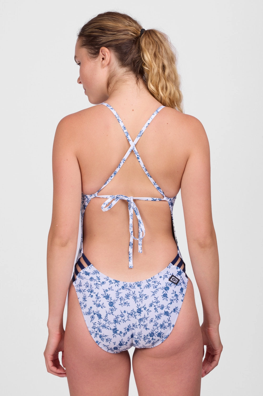 Gavin 2 One Piece Swimsuit - Sweet Brier Contrast