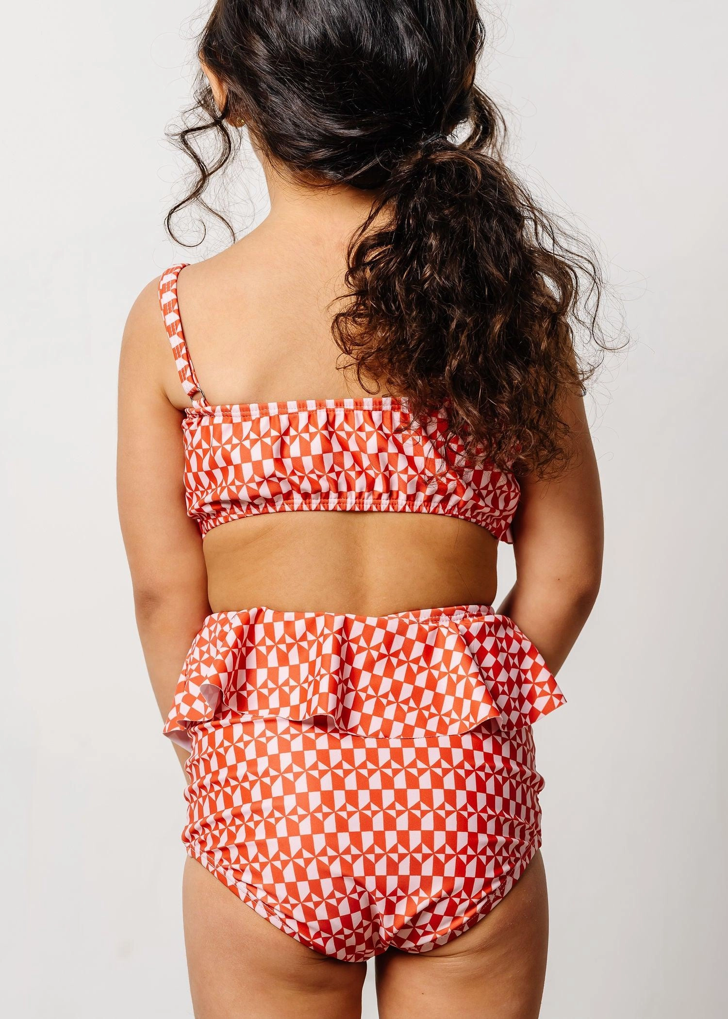 Geometric | Mini Peplum Bottoms