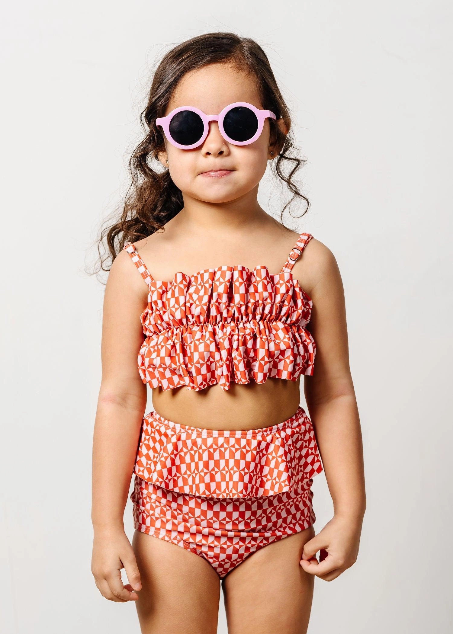 Geometric | Mini Peplum Bottoms