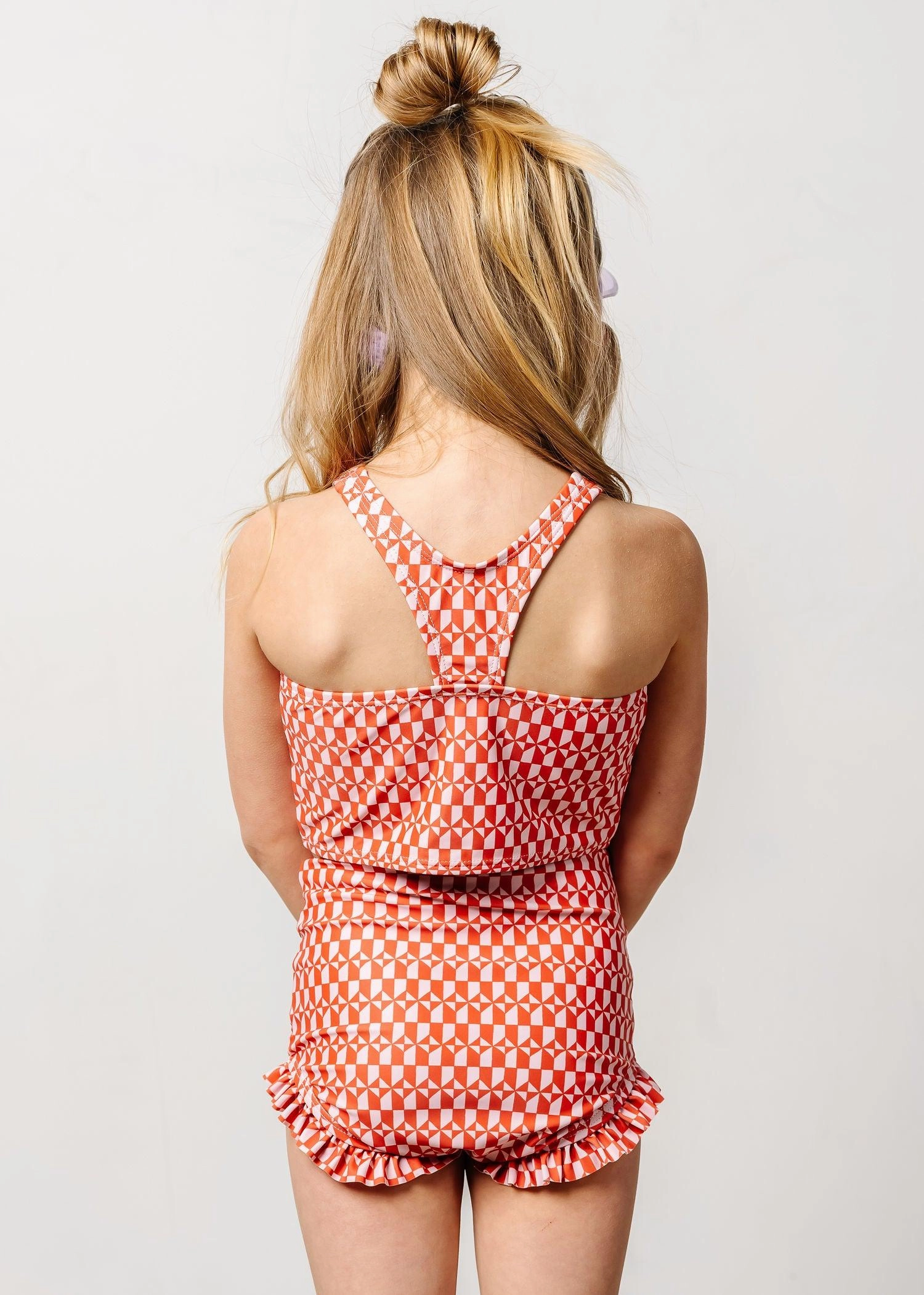 Geometric | Mini Racer Back Top