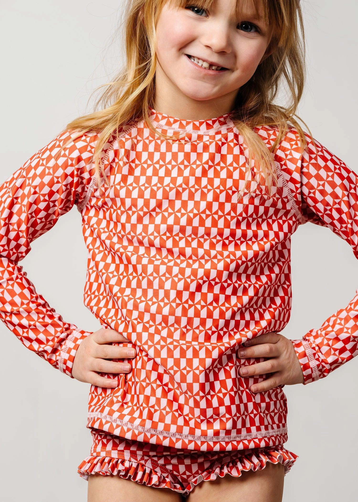 Geometric | Mini Rashguard Top (Unisex)