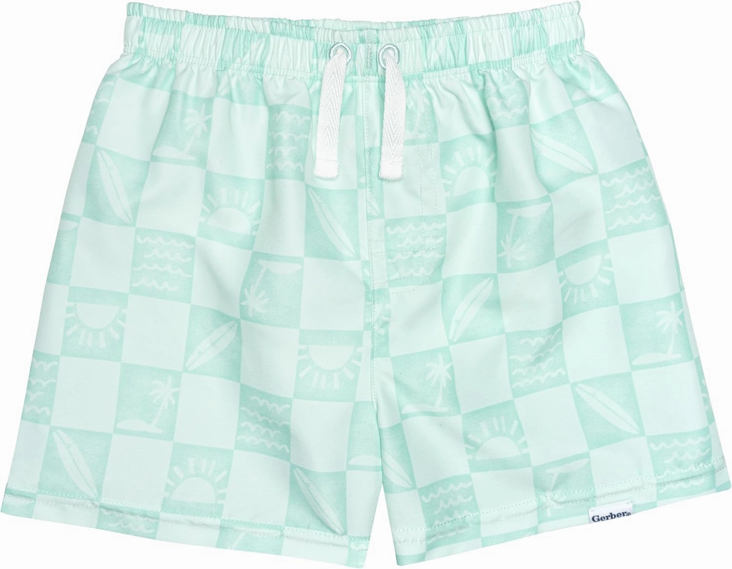 Gerber Baby Boys' Toddler 2-Pack Swim Trunks