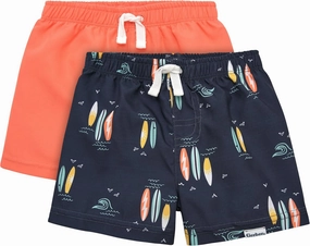 Gerber Baby Boys' Toddler 2-Pack Swim Trunks