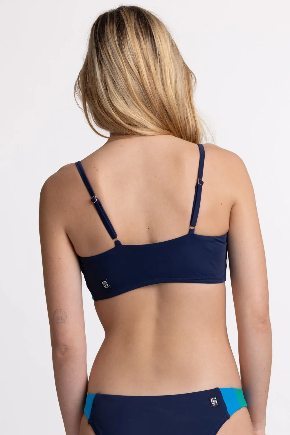 Gillian Bikini Top - Anchor Contrast
