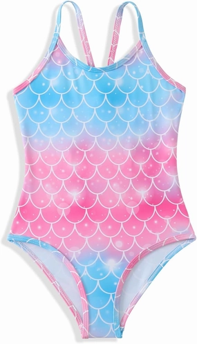 Girls One Piece Swimsuit Kids Girl Halter Quick Dry Swimwear Beach Summer Floral Bathing Suit 4-12 Years