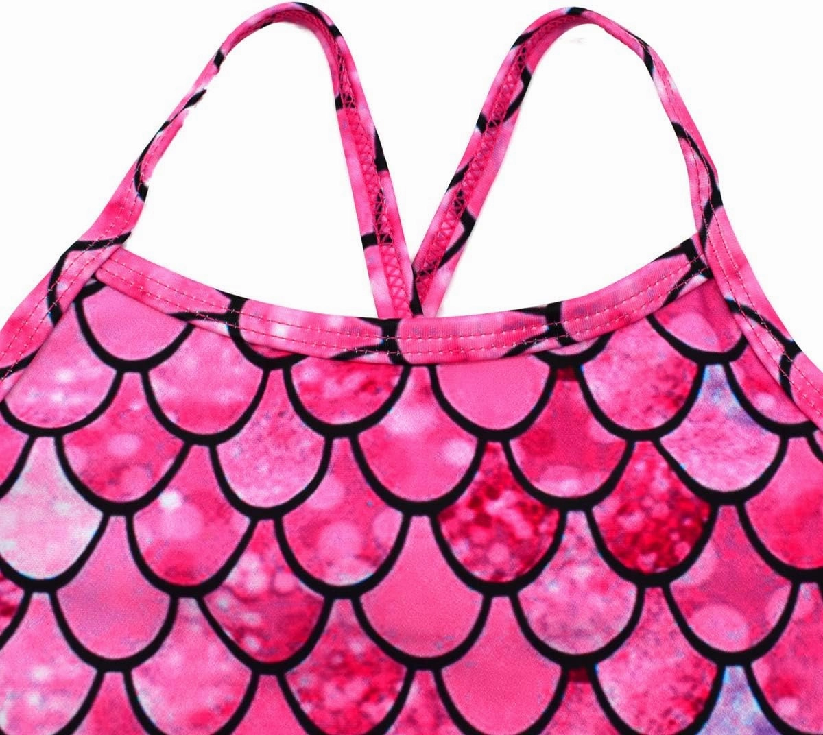 Girls One Pieces Swimsuit Cute Swimwear Bathing Suits 2-12 Years