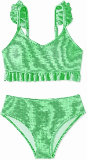 Girls Swimsuit, 2 Piece Bikini Bathing Swimwear 7-16Y