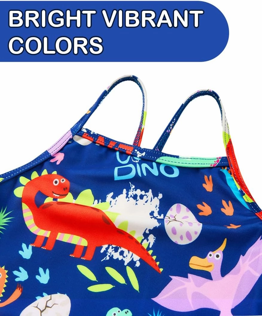 Girls Swimsuit One Piece Bathing Suit Kids' Swimwear Quick Dry Summer Beach