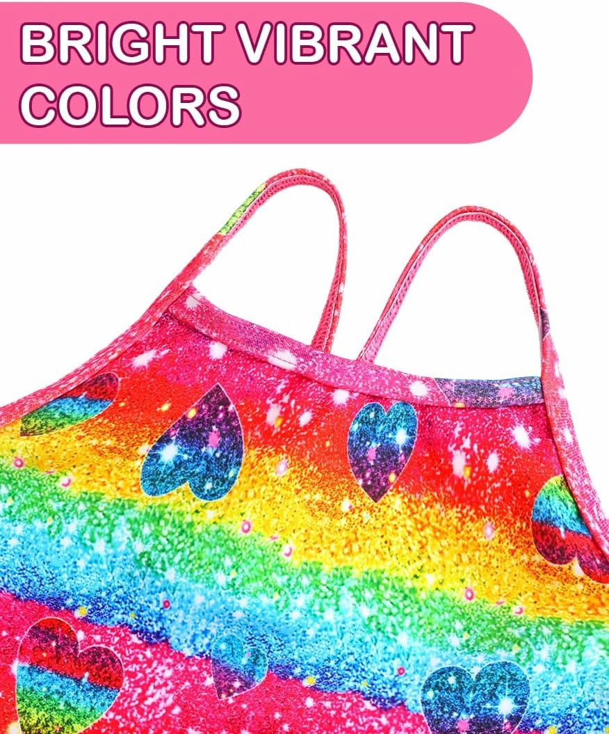 Girls Swimsuit One Piece Bathing Suit Kids' Swimwear Quick Dry Summer Beach