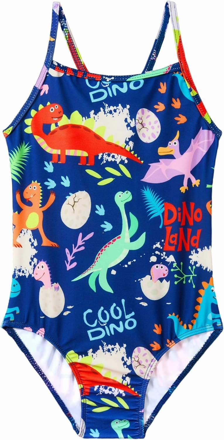 Girls Swimsuit One Piece Bathing Suit Kids' Swimwear Quick Dry Summer Beach