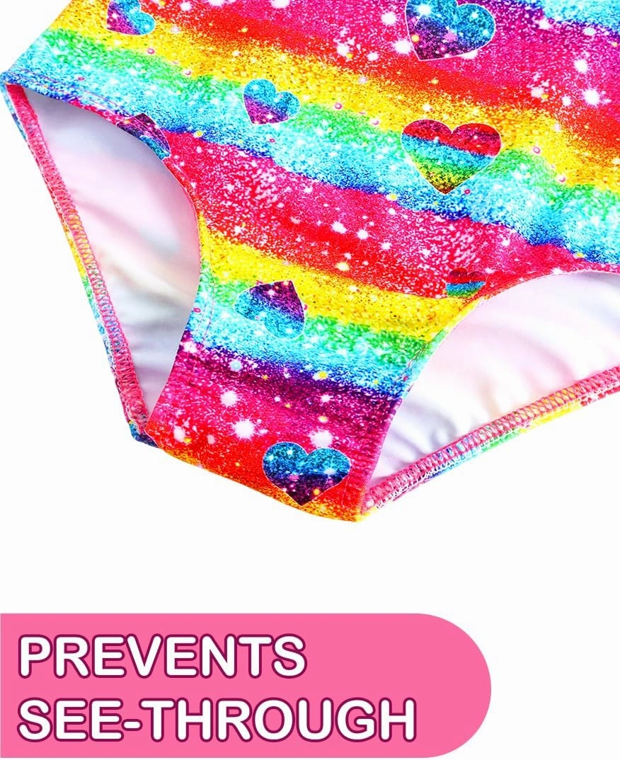 Girls Swimsuit One Piece Bathing Suit Kids' Swimwear Quick Dry Summer Beach