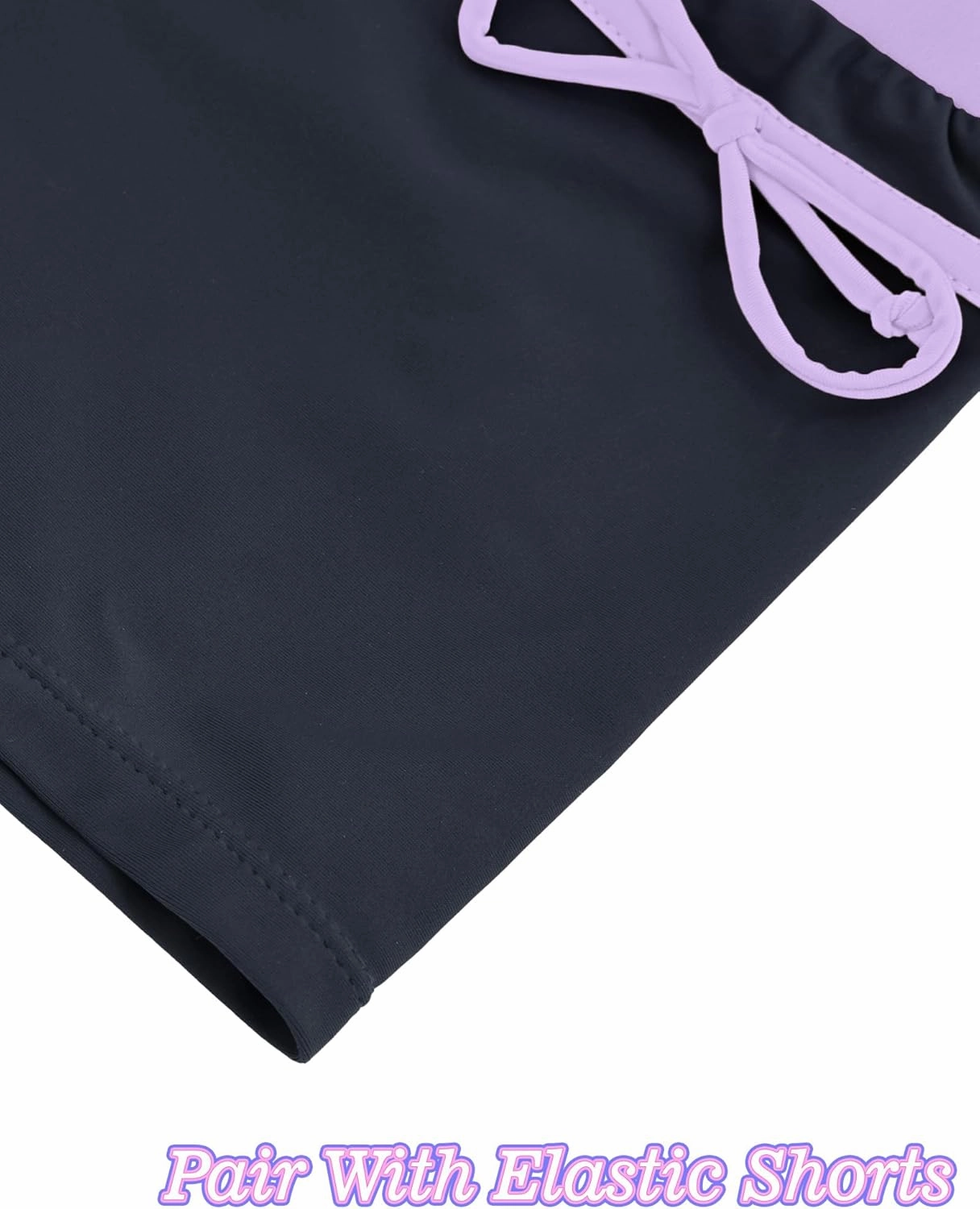 Girls Swimsuits 2 Piece Summer Boyshort Bathing Suit Rash Guard Swimwear for Kids Child Beach with Sun Protection