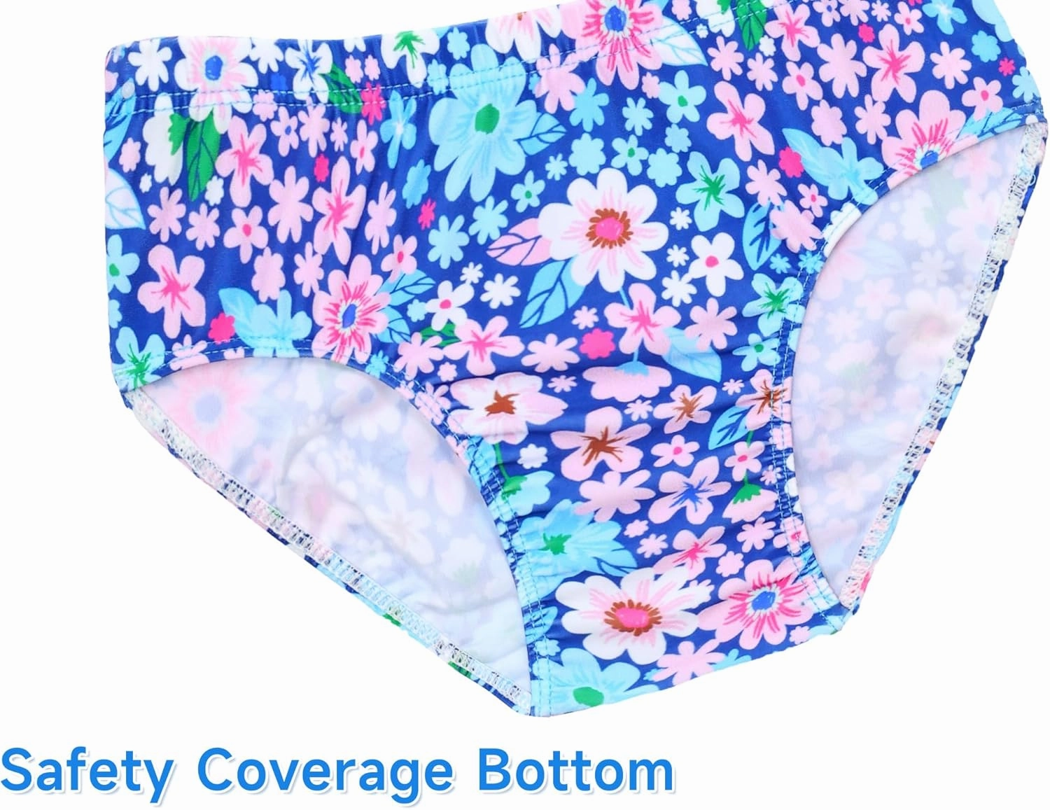Girls Tankini Swimsuit 2-Piece Ruffle Bathing Suits UPF50  Kids Beach Sport Swimwear Sets
