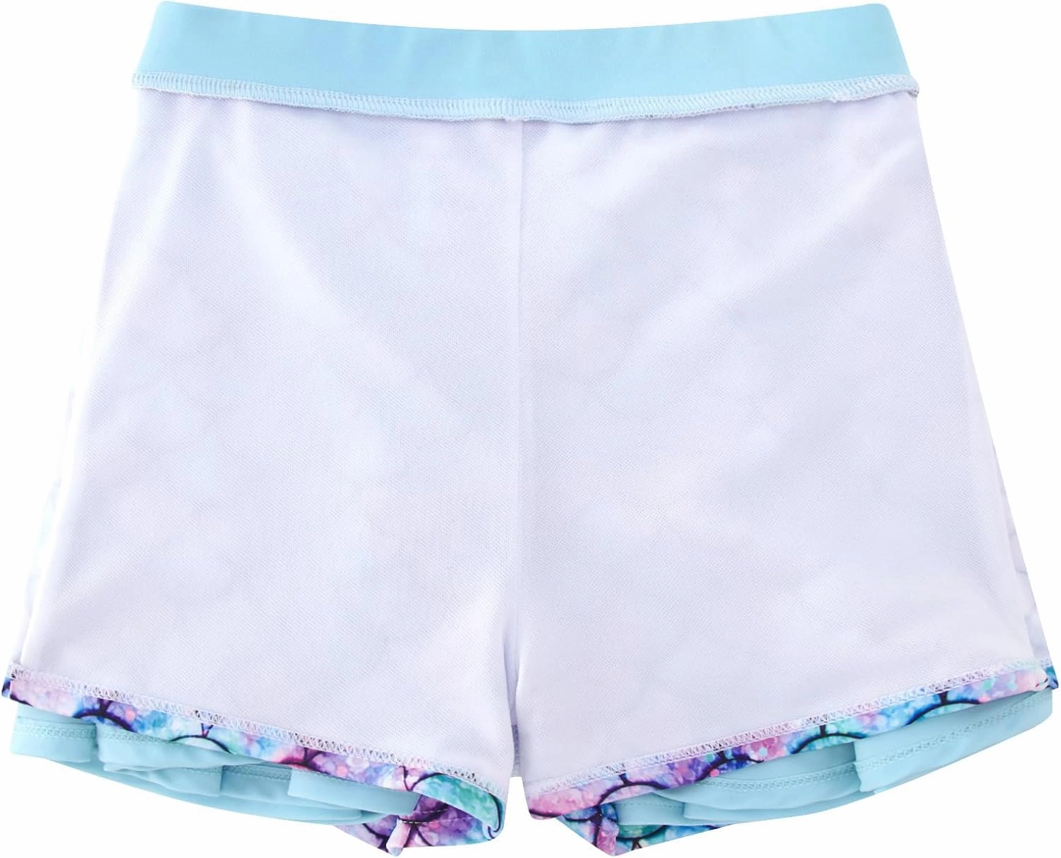 Girls Tankini Swimsuit Two Piece Bathing Suit with Adjustable Strap 3-13 Years