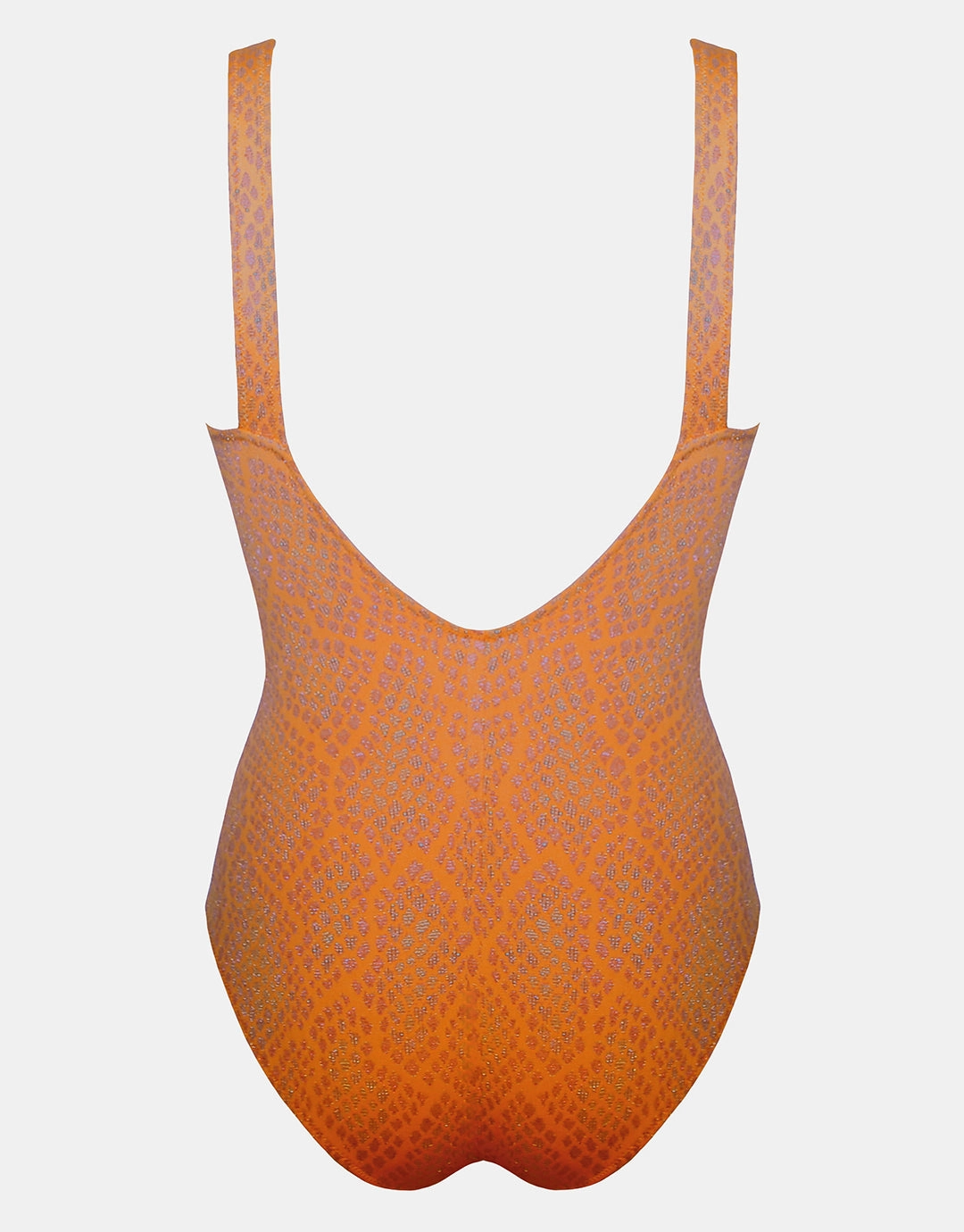 Glance Banded Swimsuit - Metallic Apricot