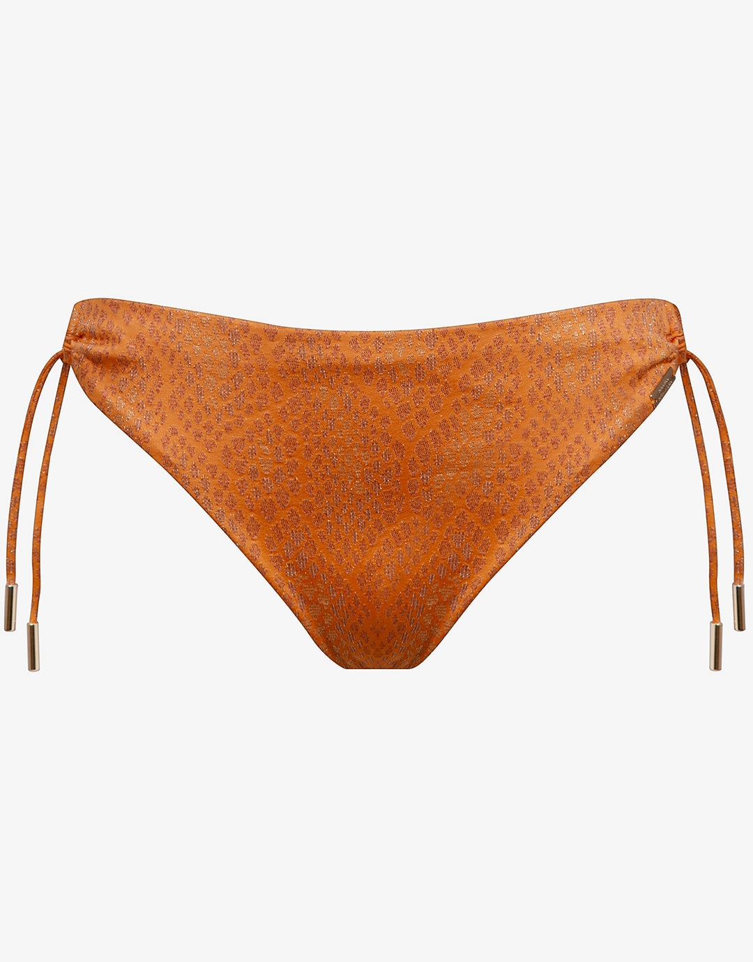 Glance Bikini Pant - Metallic Apricot