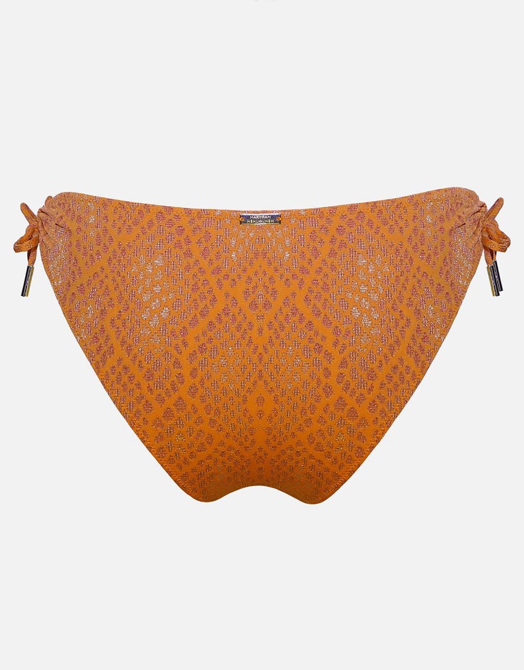Glance Bikini Pant - Metallic Apricot