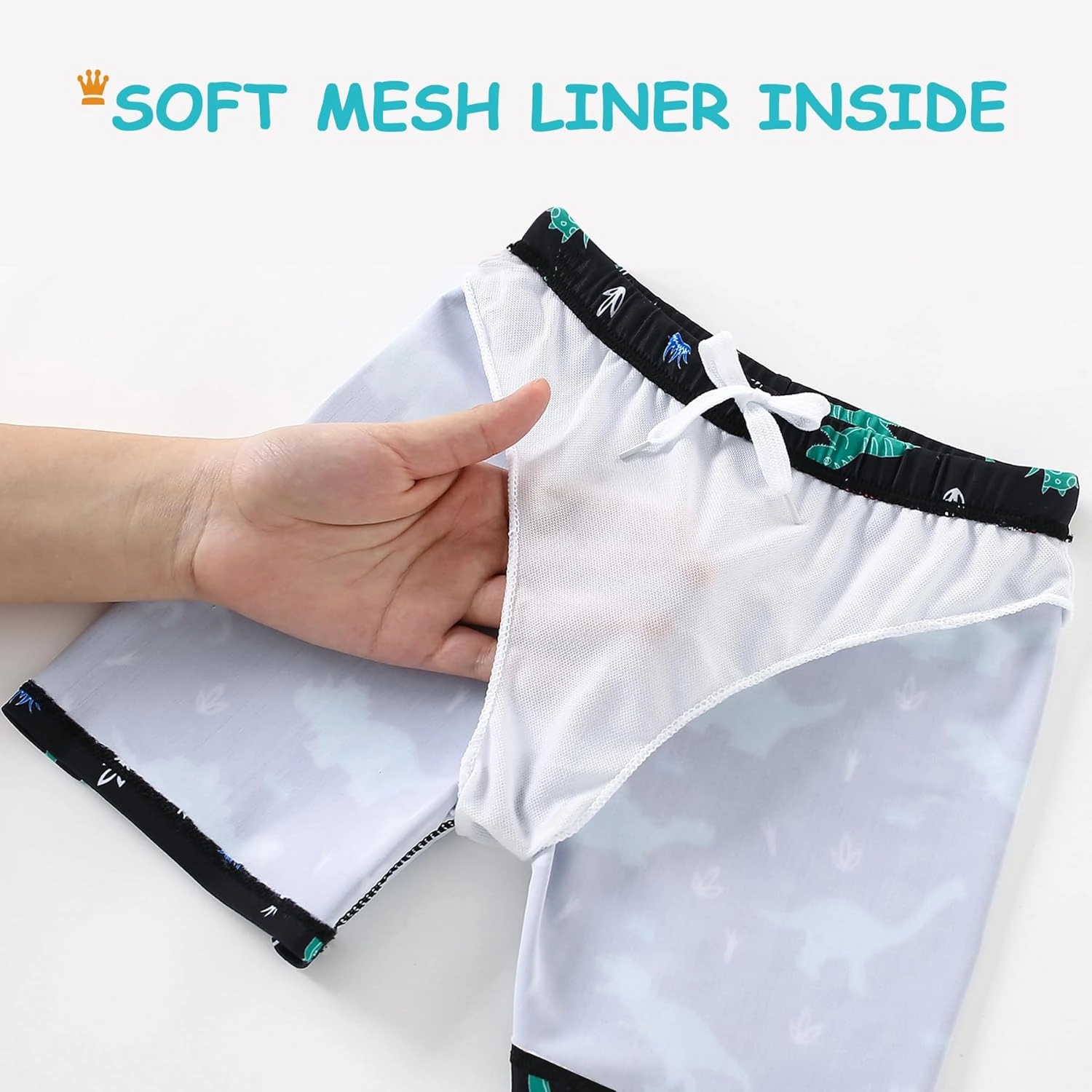 GOODKIDS Boys Swim Trunks Toddler Swim Board Shorts Quick Dry Beach Swimwear Trunks Shorts Bathing Bottom for Boy 2-8 Years
