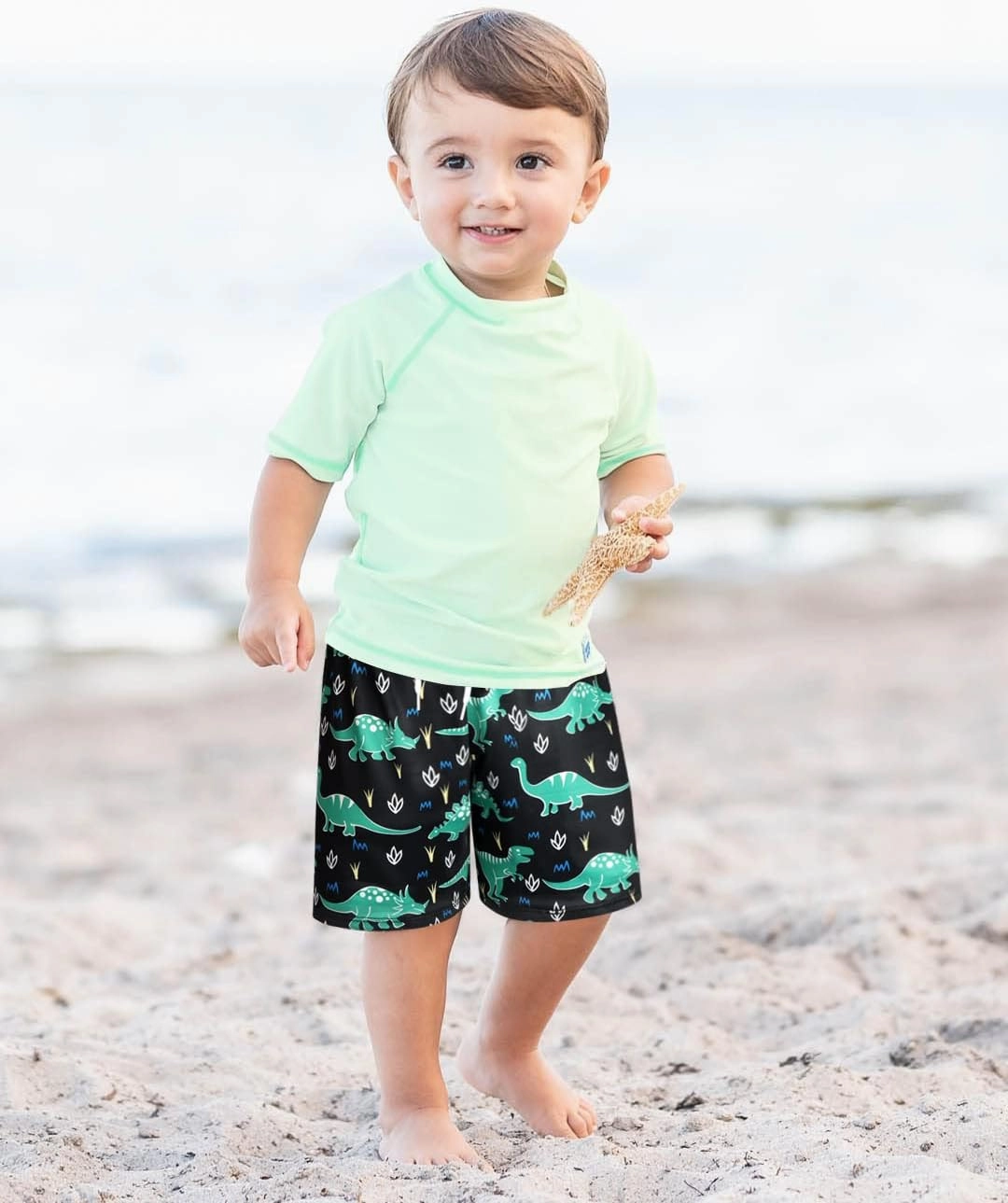 GOODKIDS Boys Swim Trunks Toddler Swim Board Shorts Quick Dry Beach Swimwear Trunks Shorts Bathing Bottom for Boy 2-8 Years