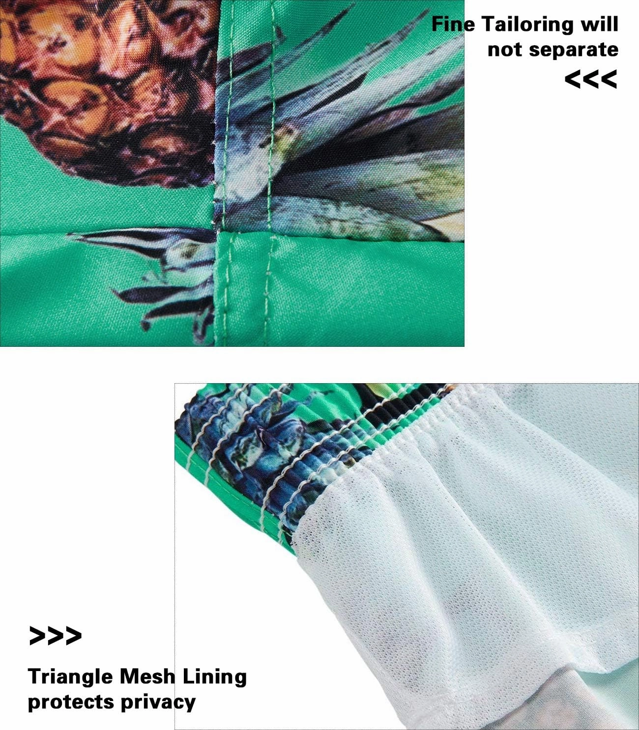 Goodstoworld Men's Novelty Swimtrunks Quick Dry 3D Printed Mesh Lining Beach Board Shorts with Pockets S-4XL