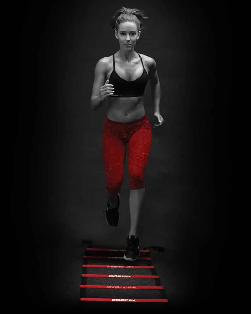 360 Conditioning CFX Speed Ladder, Yoga Bolster, Biodegradable resistance bands