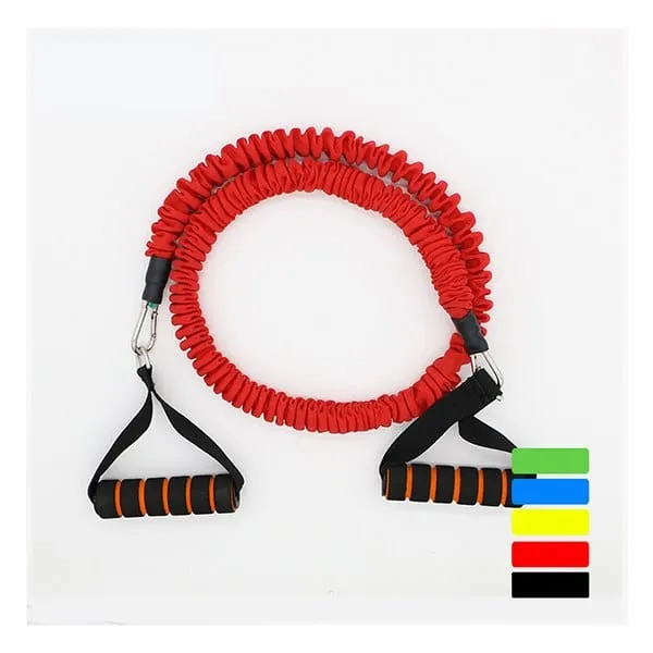 Colorful Strength Training Resistance Band, Rower, Olympic Frisbee Set (With Stand)