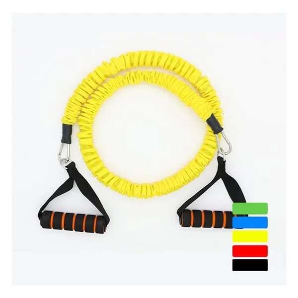Colorful Strength Training Resistance Band, Fixed Barbell Set