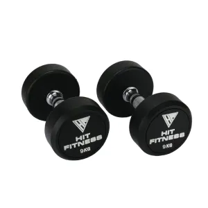 Grab Yours Now Hit Fitness Round Rubber Dumbbells | 9kg Quick Buy, Summer fitness discounts, Weighted Vests