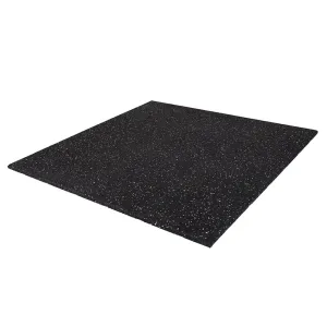 Grab Yours Now Hit Fitness Rubber Tile Black | 1m x 1m x 15mm | White Fleck Simple. Smart. Powerful., Parallettes, Exercise Rings