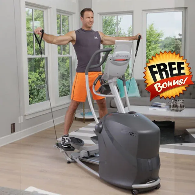 Octane - Q37xi Standing Elliptical BONUS CROSS CIRCUIT KIT, Squat Racks, Curved treadmill, Battle ropes