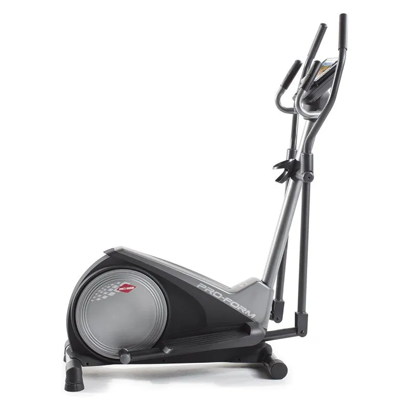 ProForm - 295 CSE Elliptical, Fixed Barbell Set (With Stand), Gym Massagers, Manual treadmill