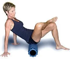 RumbleRoller Compact Original (Blue), Mini trampoline rebounder, Meal prep containers, Cervical neck traction