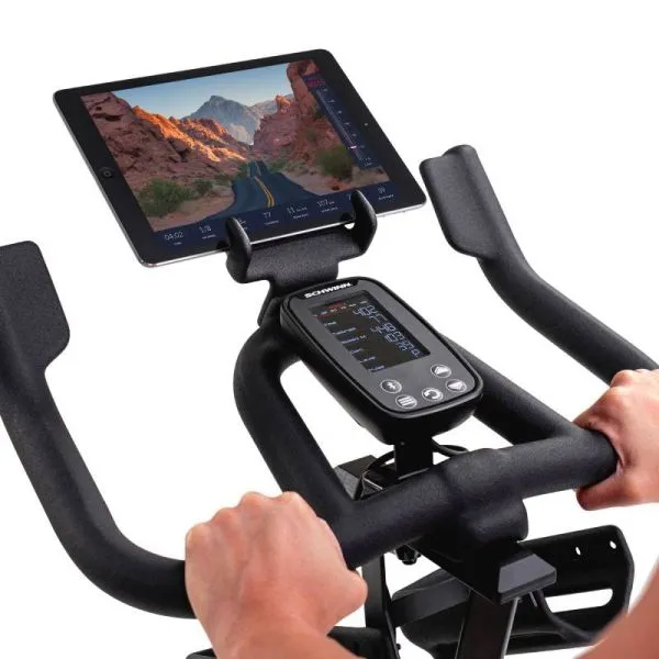 Schwinn IC4 Indoor Cycle, Push up bars, New Year workout sale