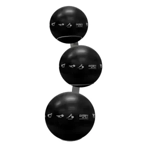 Grab Yours Now Studio Line Self-Guided Stability Ball Rack, Wall Mounted Rack Loved by Thousands, Olympic Frisbee Set (With Stand), Rower