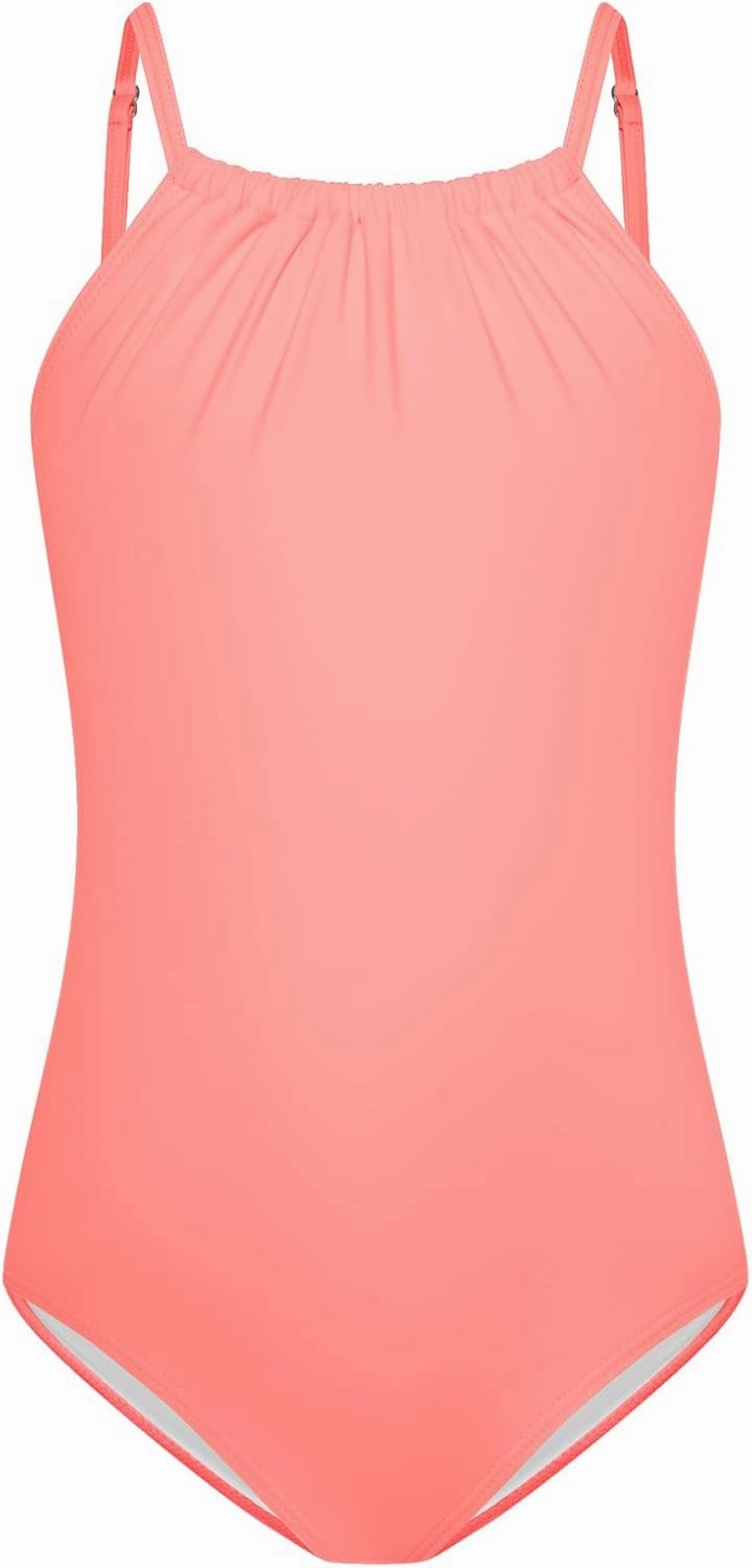 GRACE KARIN Girls Swimsuit with Skirt One Piece Bathing Suit Swimwear 6-14Y