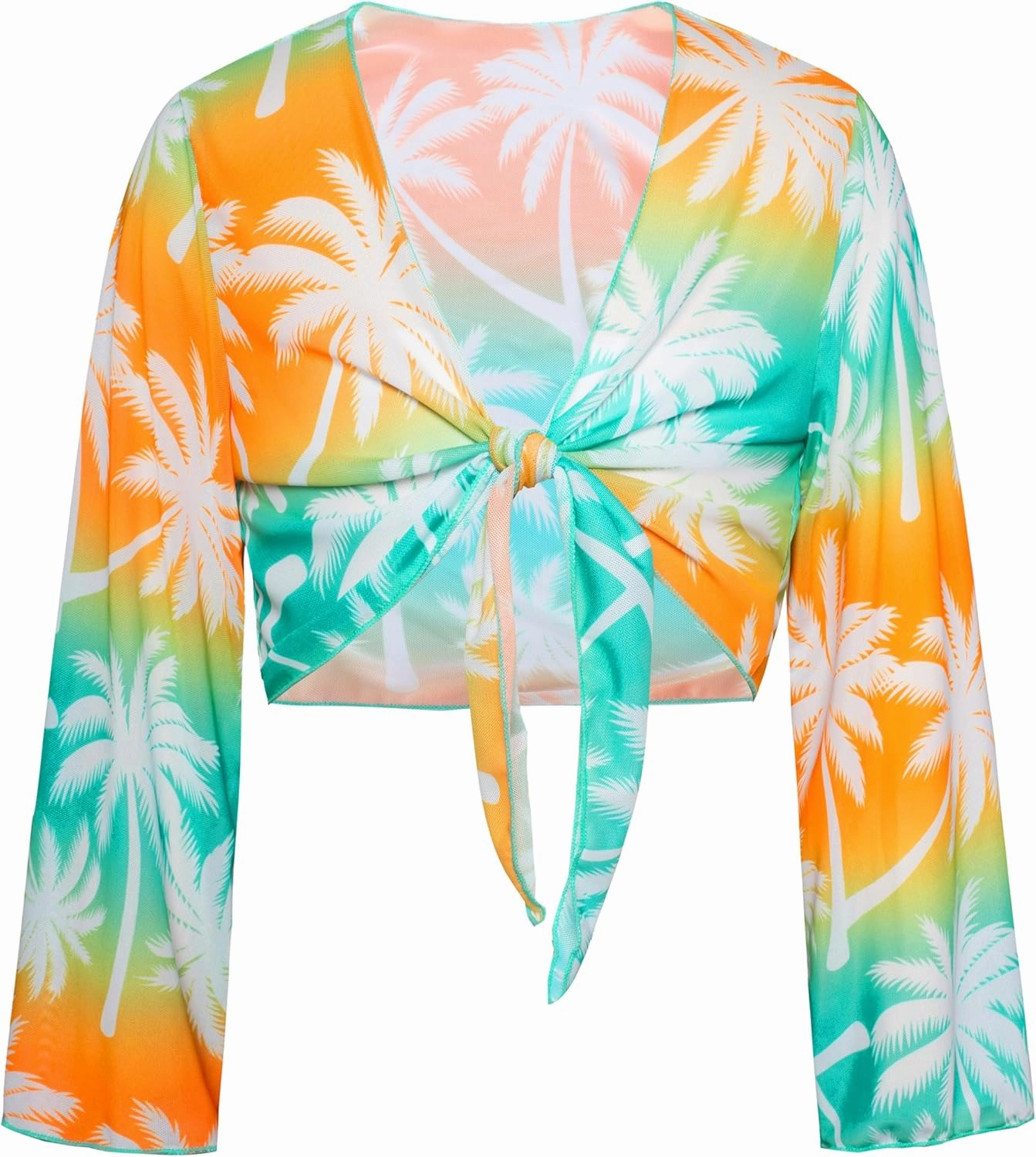 GRACE KARIN Teen Girls Bathing Suits Kids 4 Piece Long Sleeve Swimsuit Kimono Up Pants Bikini Tankini Set Swimwear