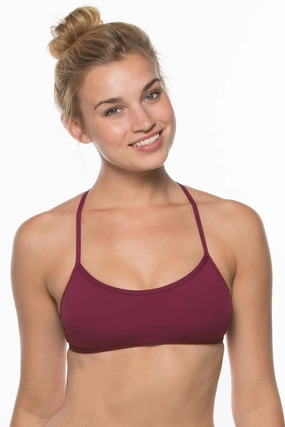 Grayson Bikini Top - Cabernet
