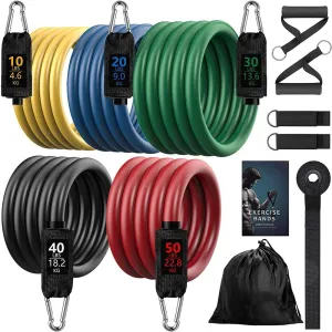 Great Value 150lb Fitness Resistance Bands Set Loved by Thousands, Commercial Treadmills