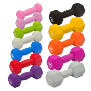 Great Value Bodysolid 1LB Neoprene Dumbbell Steal the Spotlight, Sit Ups,Push Ups, Recumbent Bikes