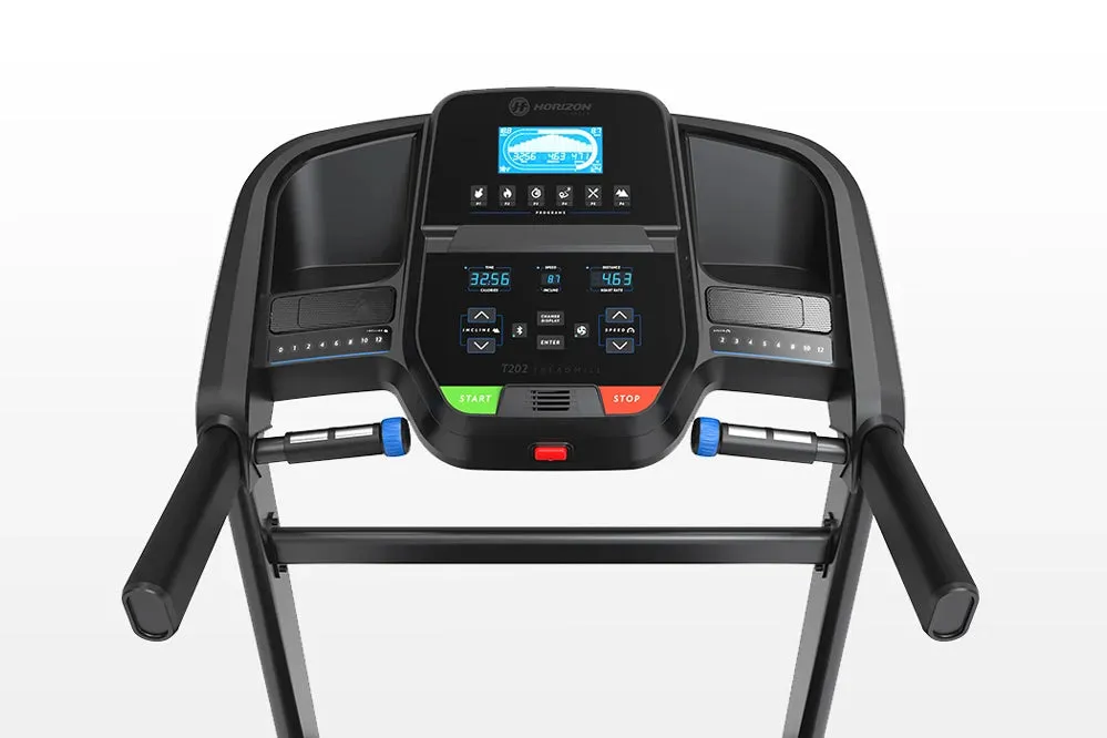 Horizon T202 Folding Treadmill, Rower, Bamboo foam roller, Aerobic Training,Yoga